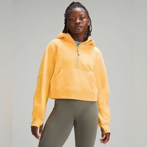 Lululemon Scuba Oversized Half Zip Mango Dream 🧡